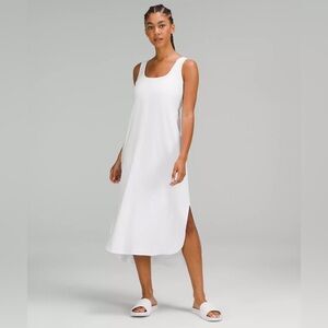 NEW Lululemon Pima Cotton Open-Back Midi Women’s Dress-size 4